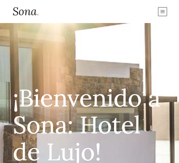 Sona: Hotel de Lujo Digital