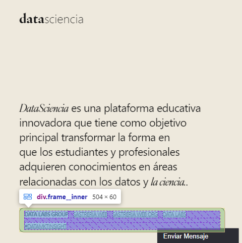 Data Sciencia