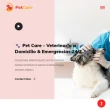 PetCare: plantilla gratuita de sitio web para clínica de mascotas en HTML5 y Bootstrap 4