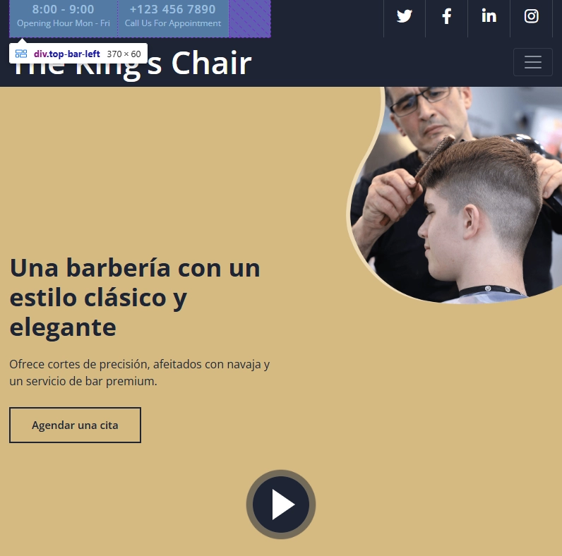 BarberX – Free Responsive Bootstrap 4 HTML5 Barber Website Template