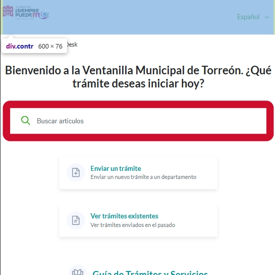 Ventanilla Municipal