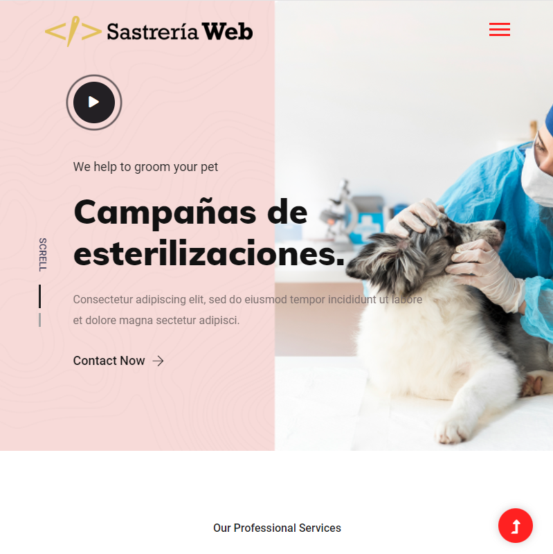 PetCare – Free Bootstrap 4 HTML5 Pet Clinic Website Template